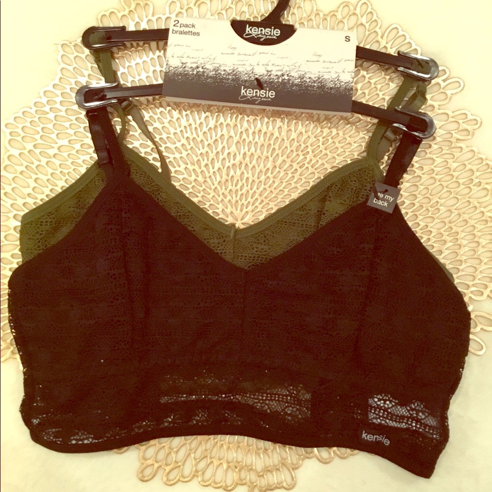Kensie 2-Pack Bralettes
